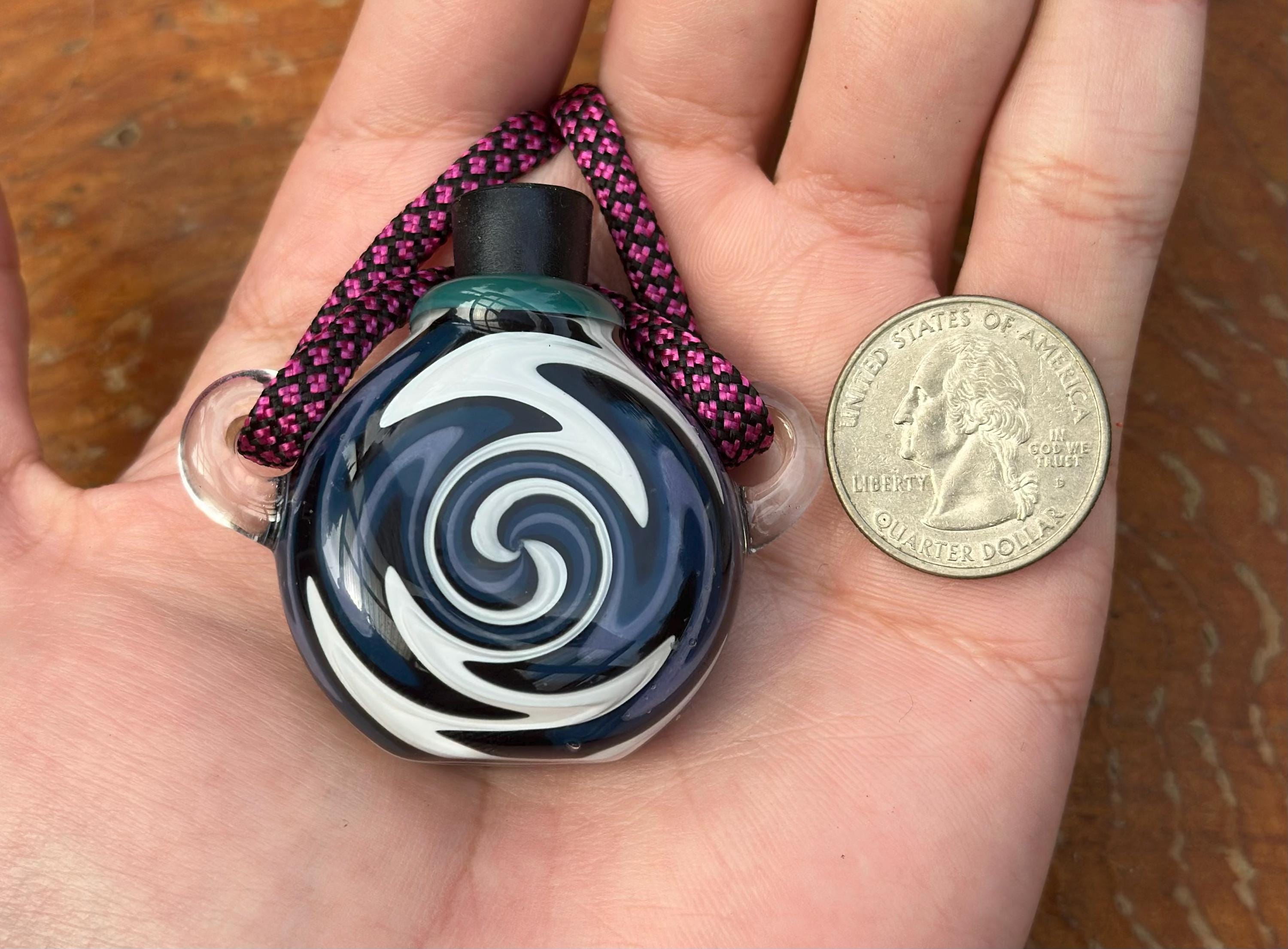 Small Glass Vessel Necklace - Handmade Jewelry