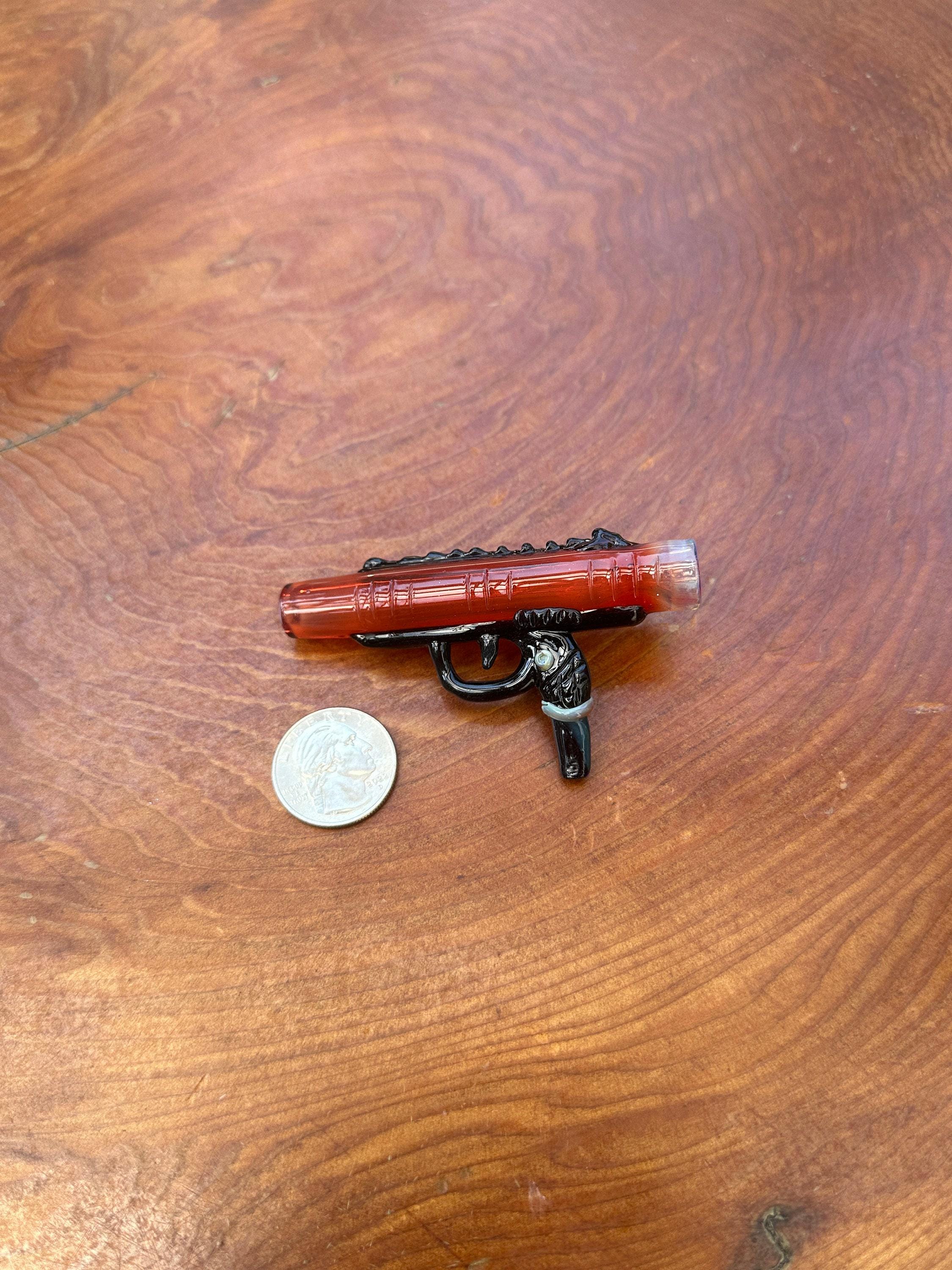 Boro Gun - Glass Pendant Necklace