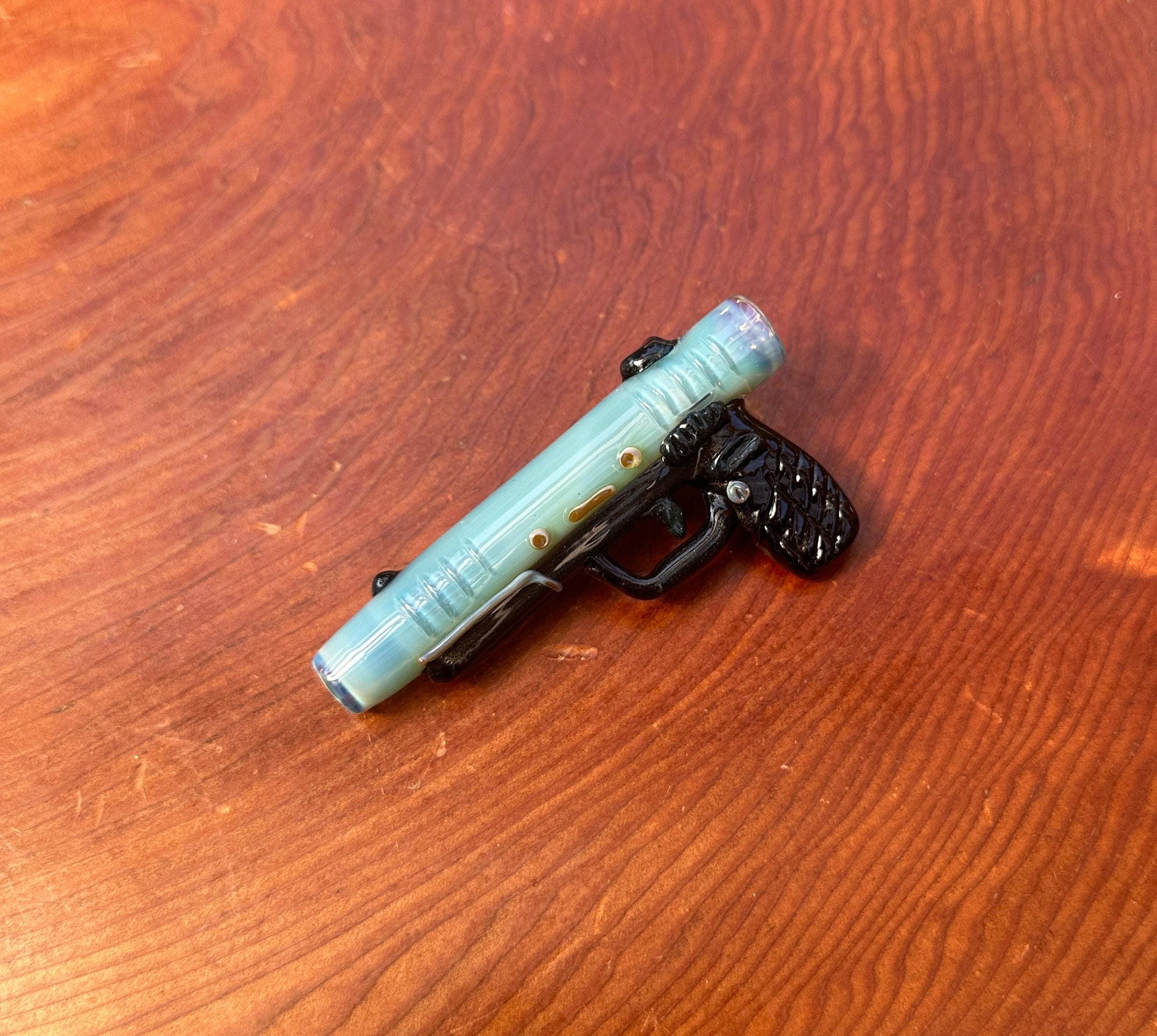 Boro Gun - Glass Pendant Necklace