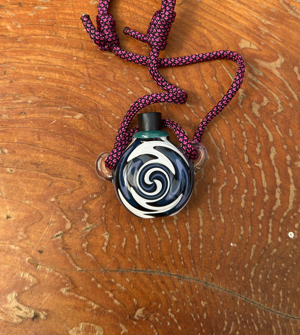 Small Glass Vessel Necklace - Handmade Jewelry