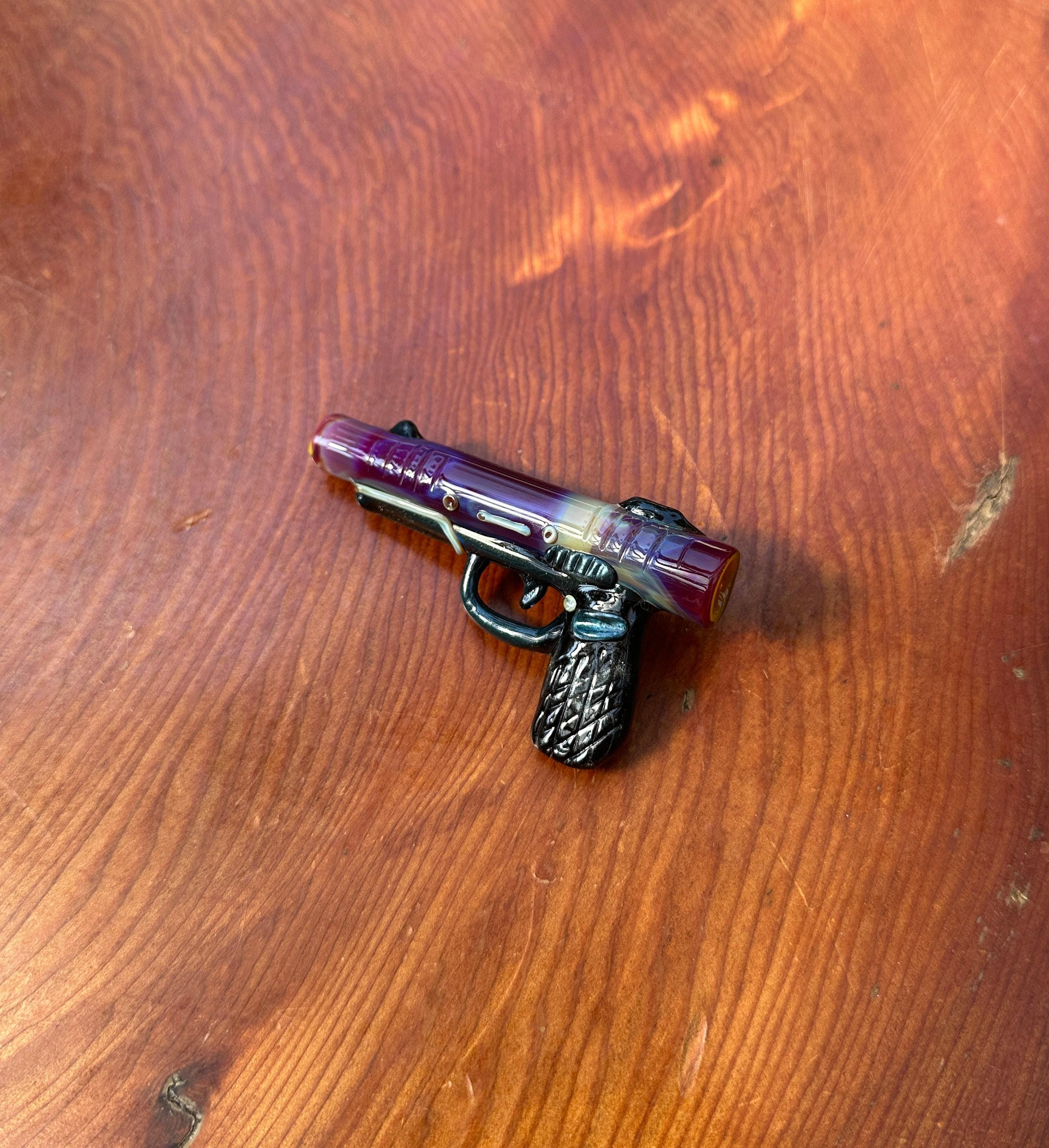 Boro Gun - Glass Pendant Necklace