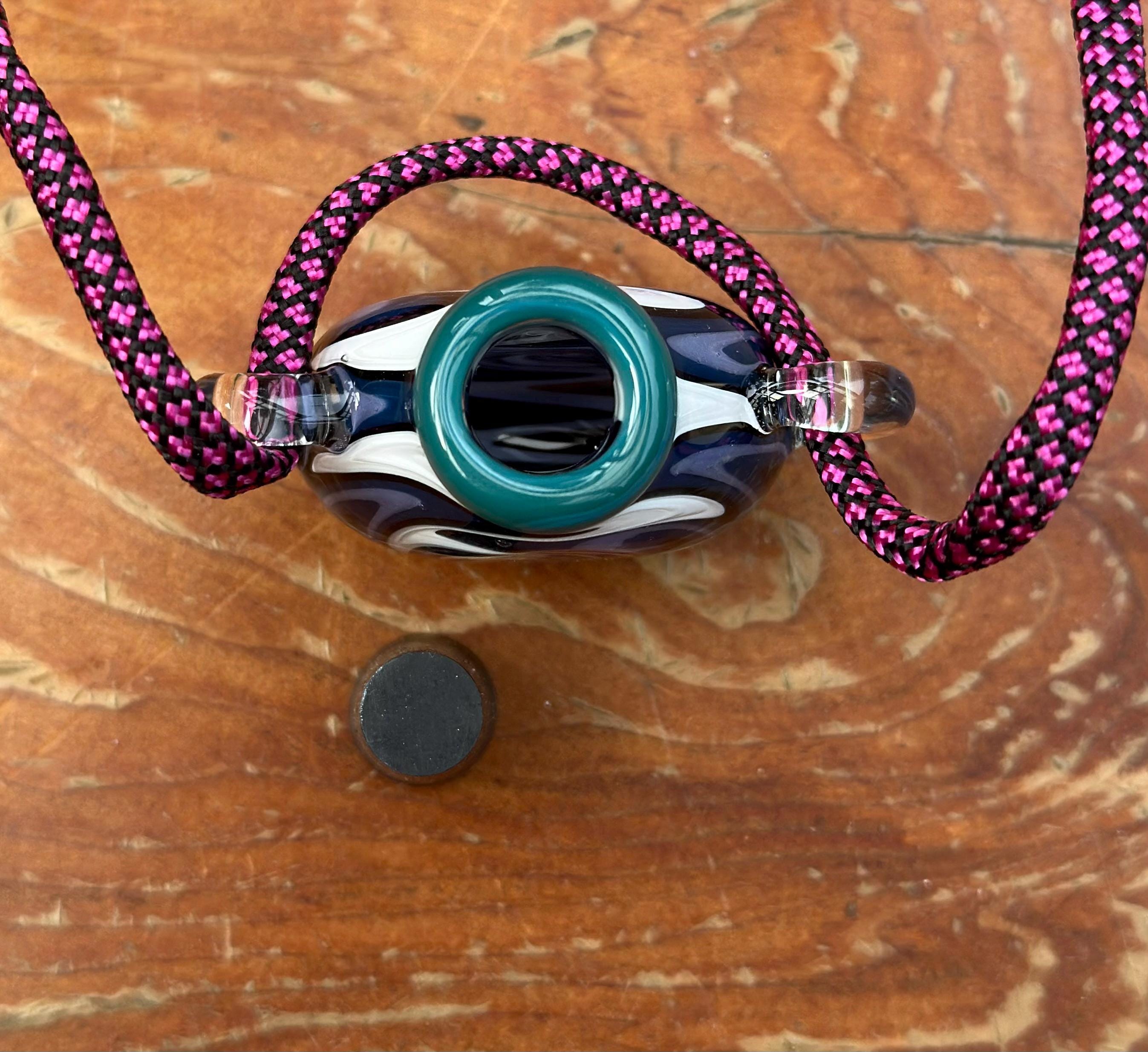 Small Glass Vessel Necklace - Handmade Jewelry