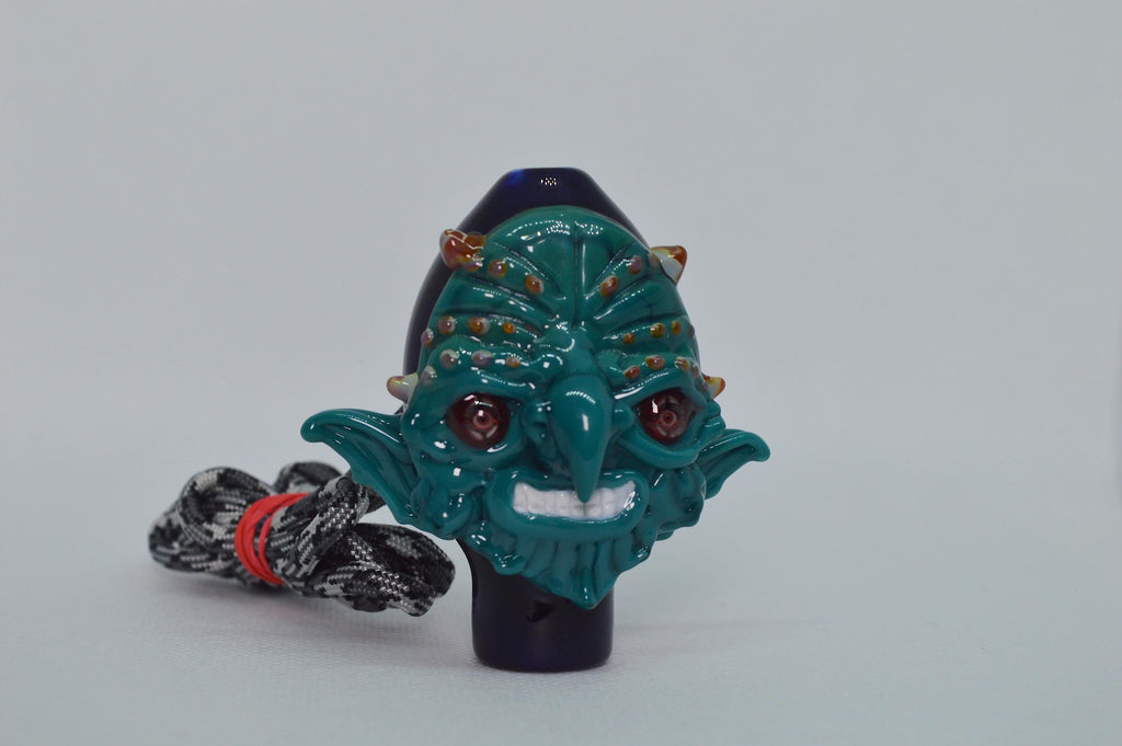 Goblin Pendant Necklace - Functional Glass Jewelry - Witchy And Fantasy Inspired Accessory - Perfect For Halloween - Unique Gift - Halloween