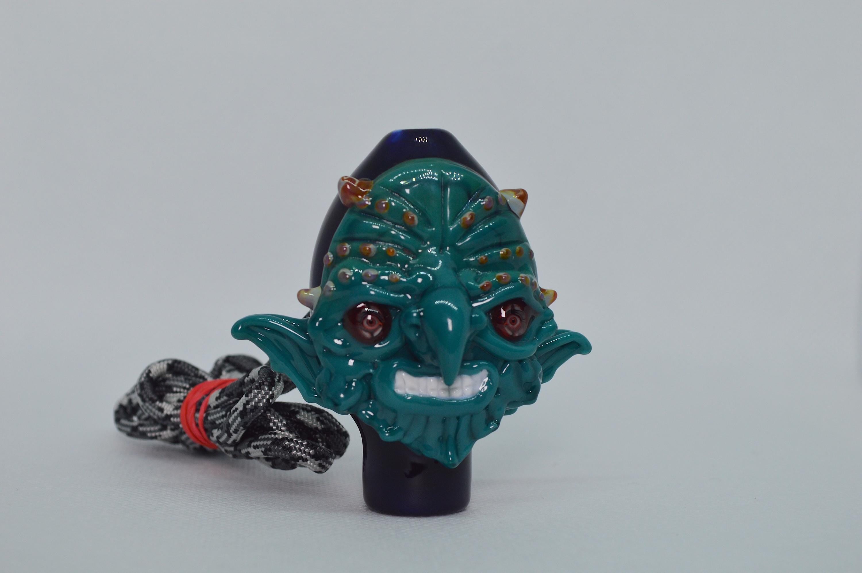 Goblin Pendant Necklace - Functional Glass Jewelry - Witchy And Fantasy Inspired Accessory - Perfect For Halloween - Unique Gift - Halloween