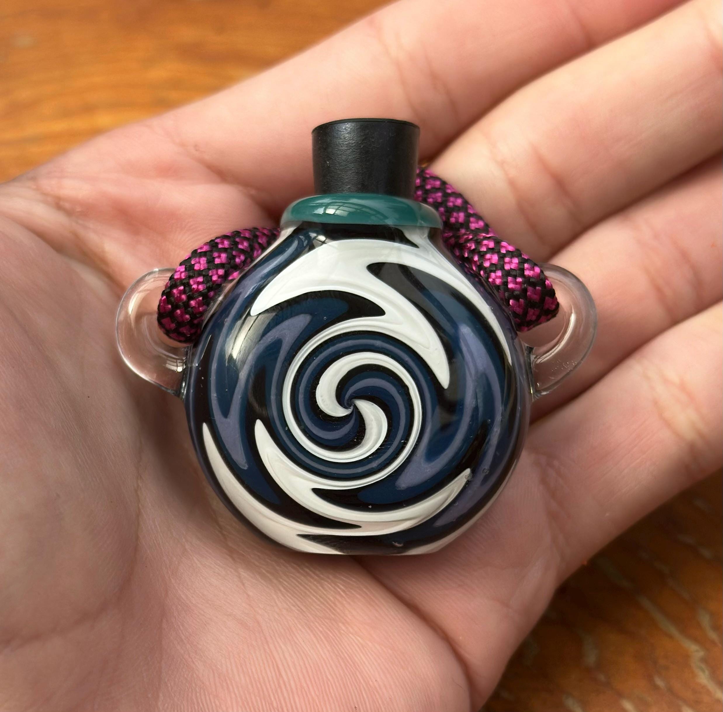 Small Glass Vessel Necklace - Handmade Jewelry
