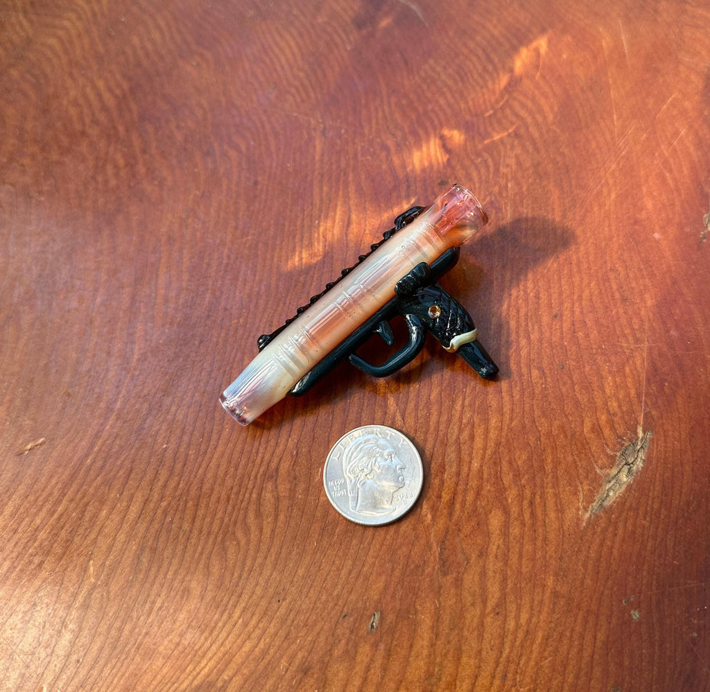 Boro Gun - Glass Pendant Necklace Torchwork