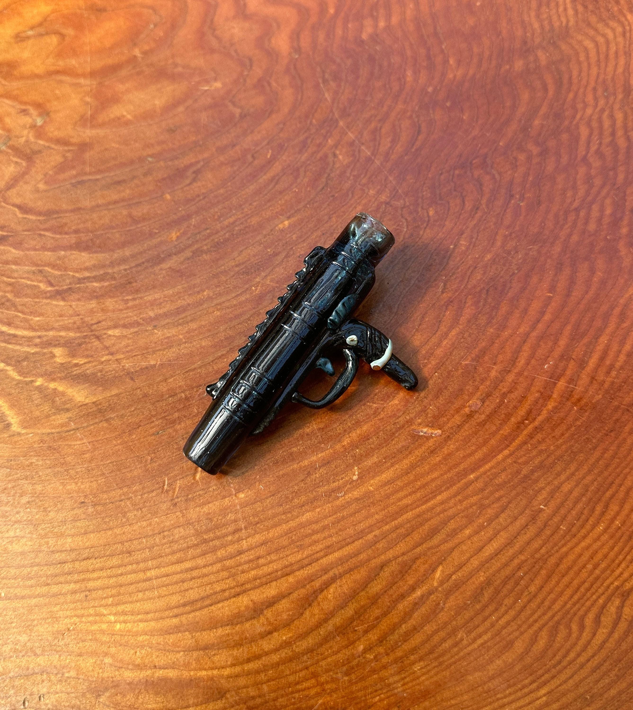 Boro Gun - Glass Pendant Necklace