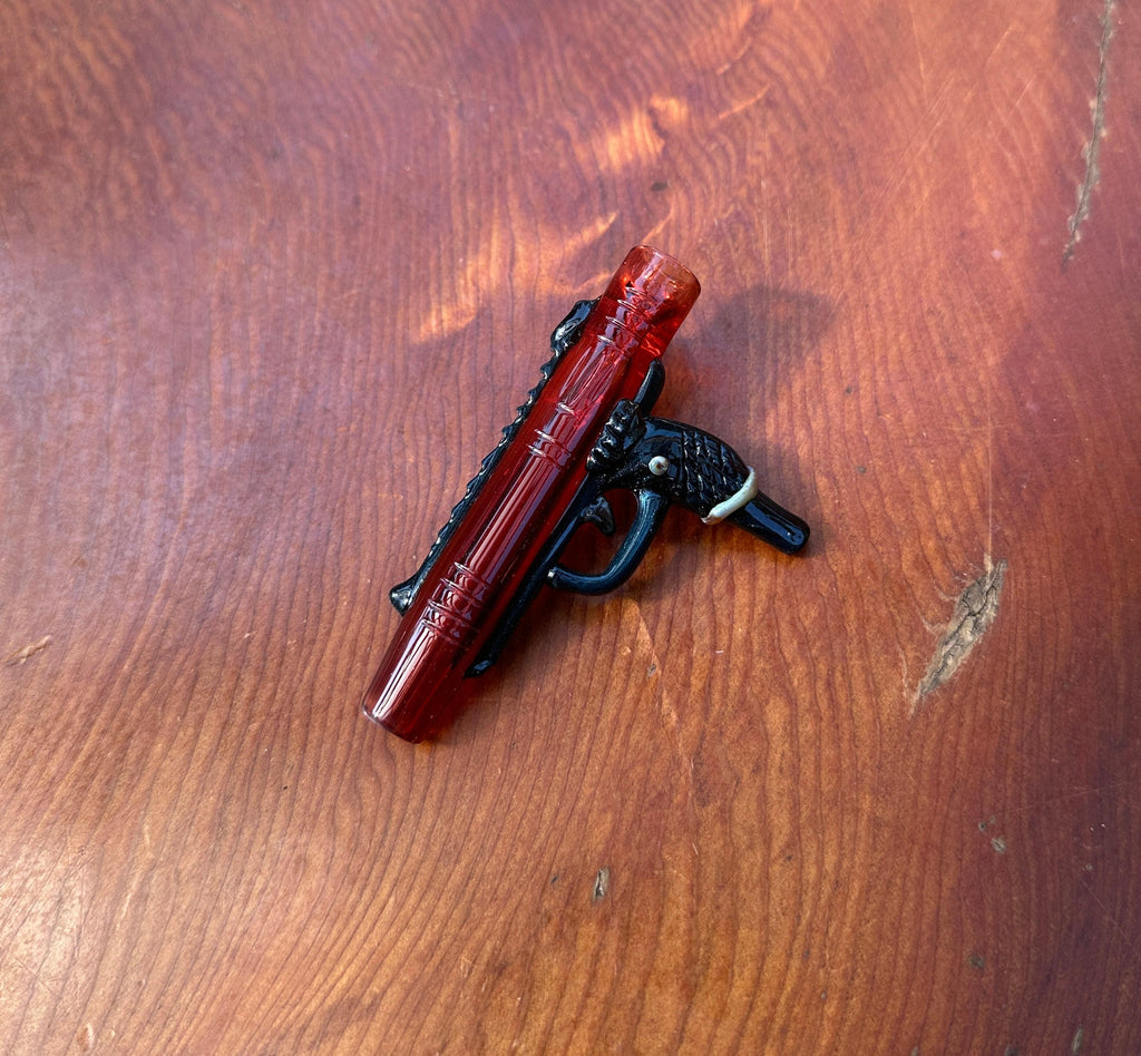 Gun (Handmade) - Glass Pendant Necklace