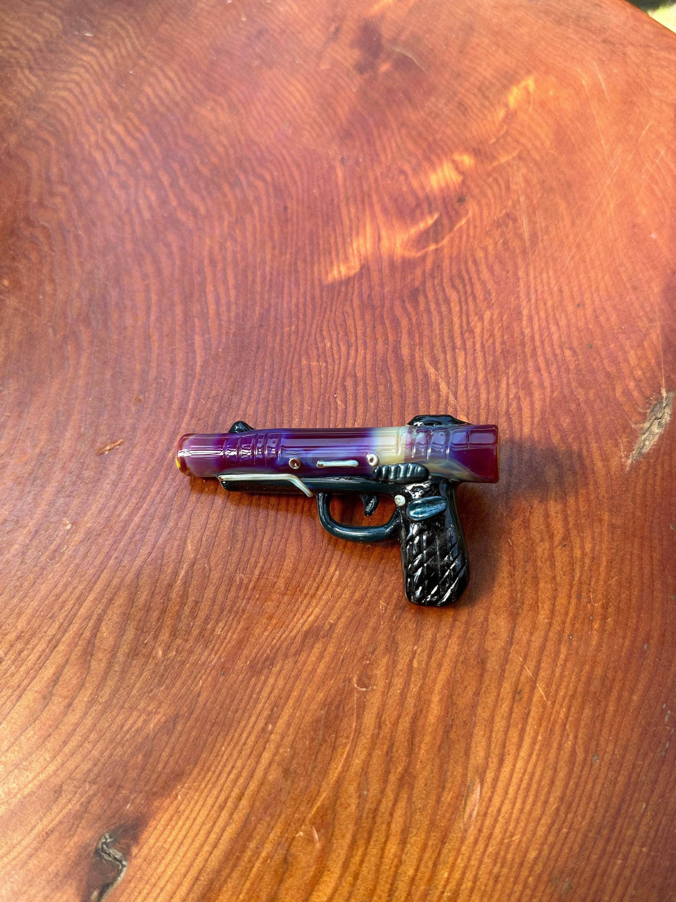 Boro Gun - Glass Pendant Necklace