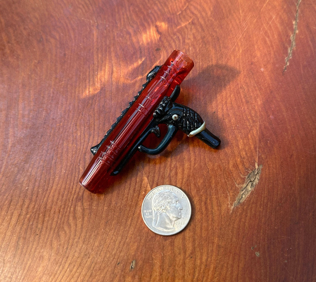 Gun (Handmade) - Glass Pendant Necklace