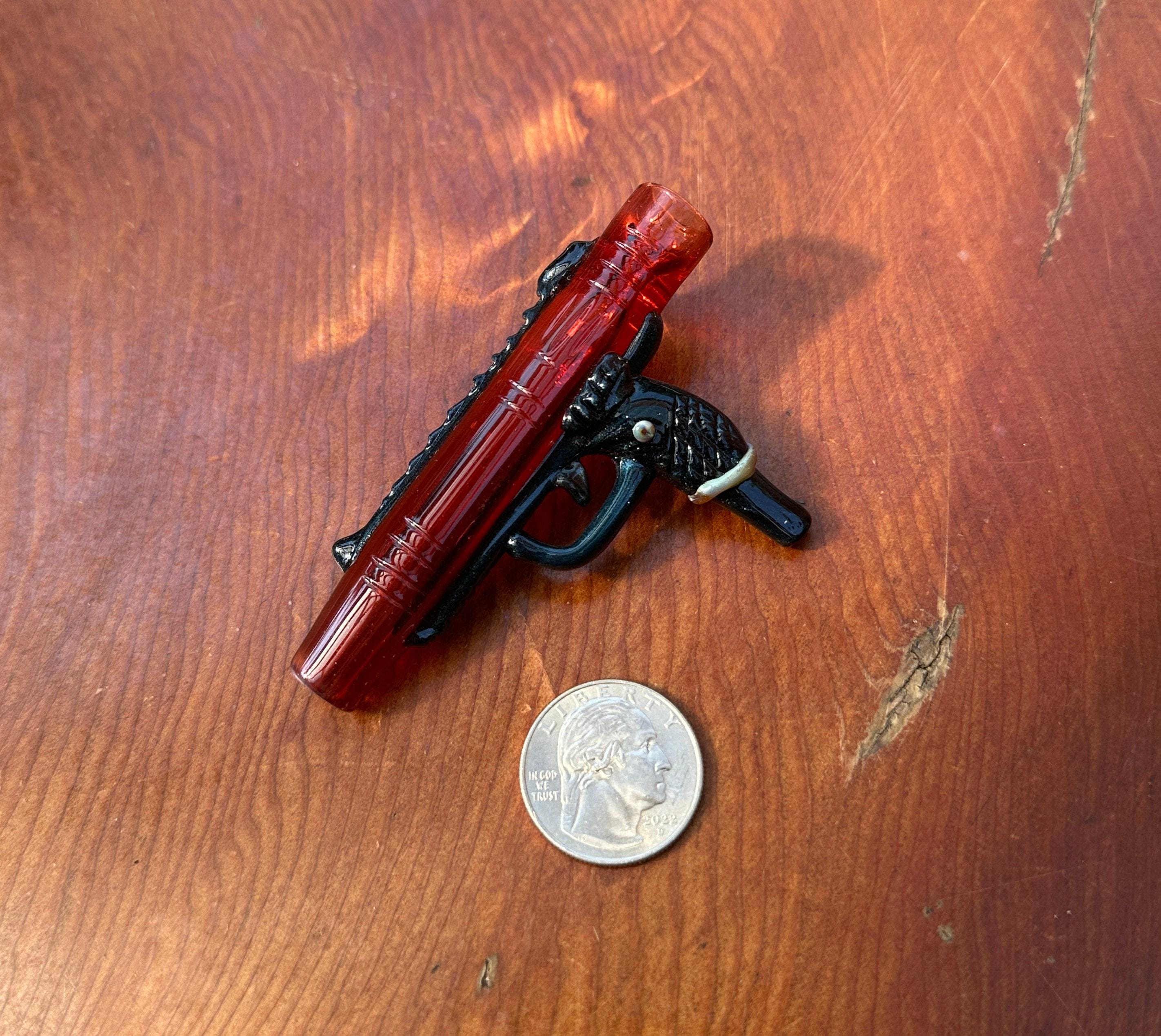Gun (Handmade) - Glass Pendant Necklace