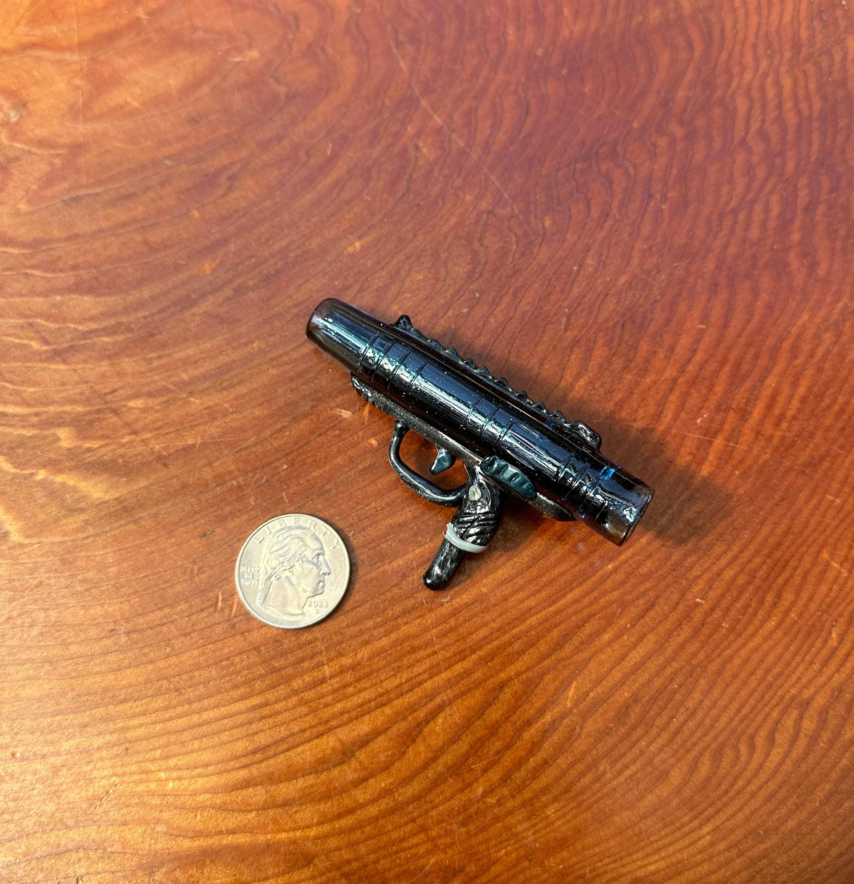 Boro Gun - Glass Pendant Necklace