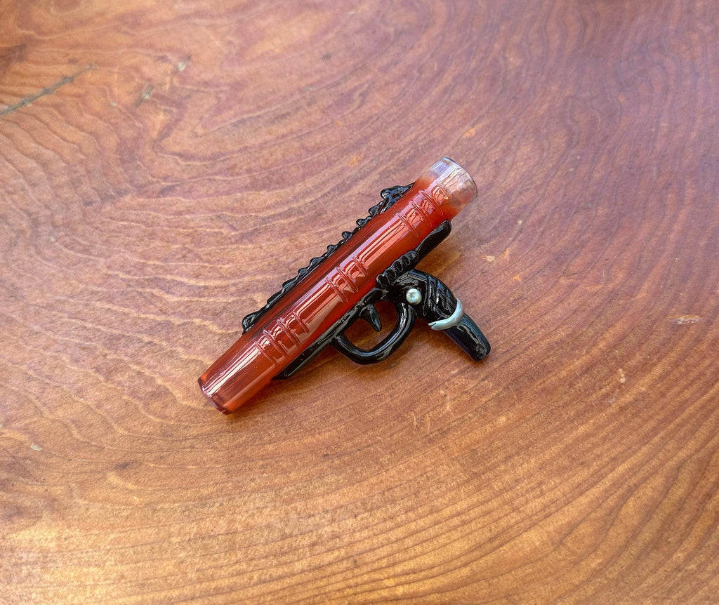 Boro Gun - Glass Pendant Necklace