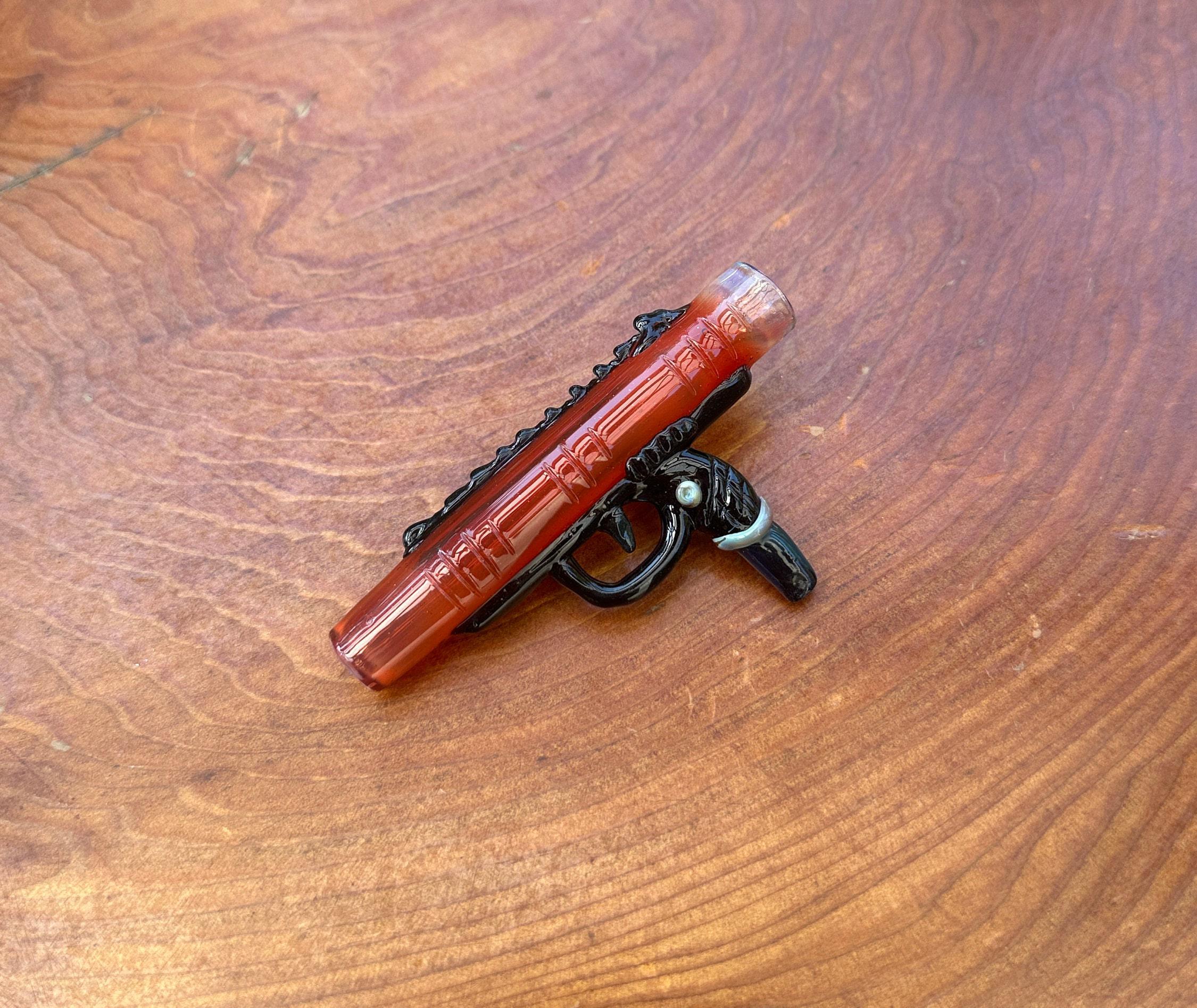 Boro Gun - Glass Pendant Necklace