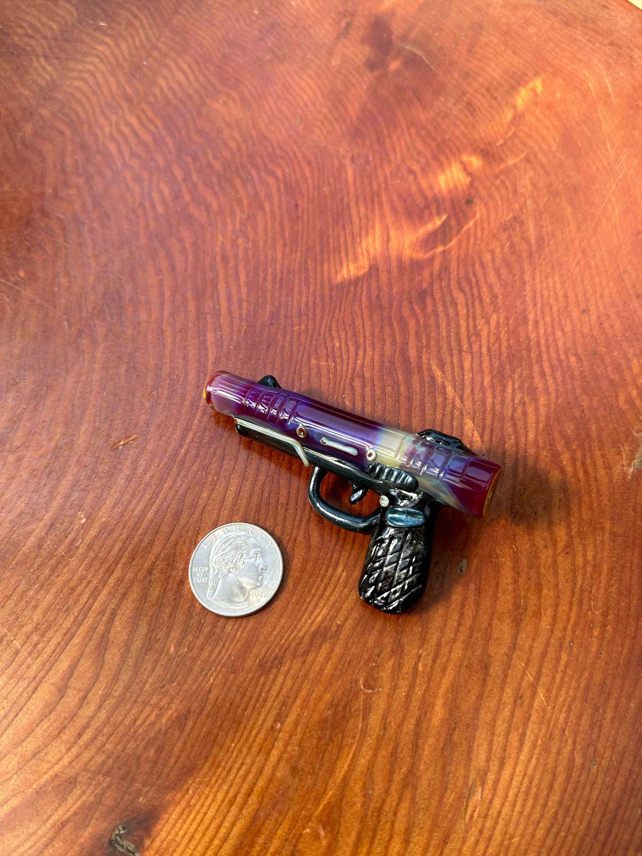 Boro Gun - Glass Pendant Necklace