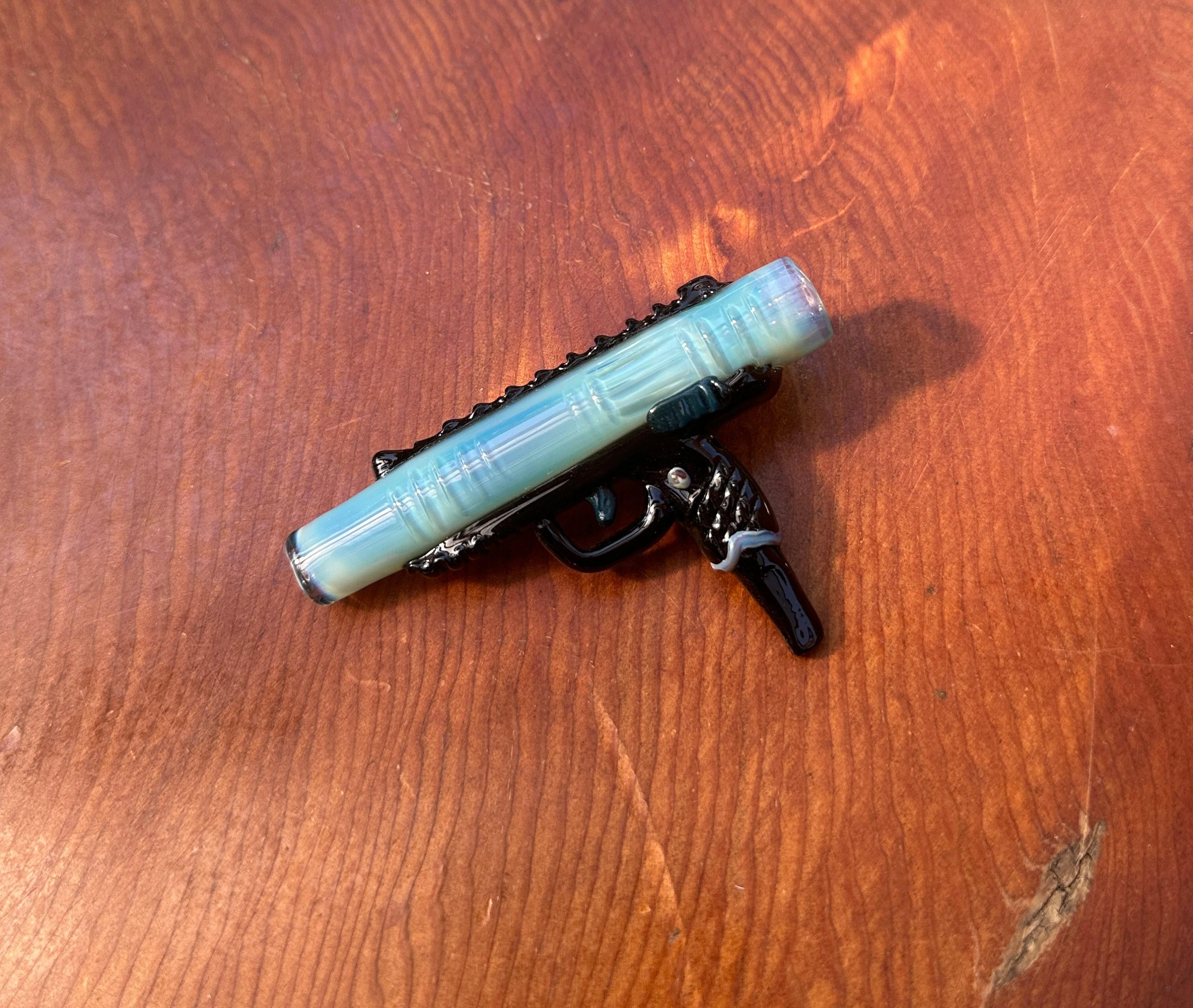 Gun (Handmade) - Glass Pendant Necklace