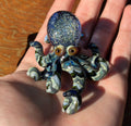 Handmade Dichroic Glass Octopus Sculpture – Galaxy Ocean Art