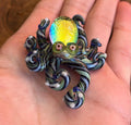Octopus Necklace - Handmade Blown Glass Octopus Pendant - Unique Sea Creature Jewelry - Ocean-Inspired Necklace - Artisan Glass Art