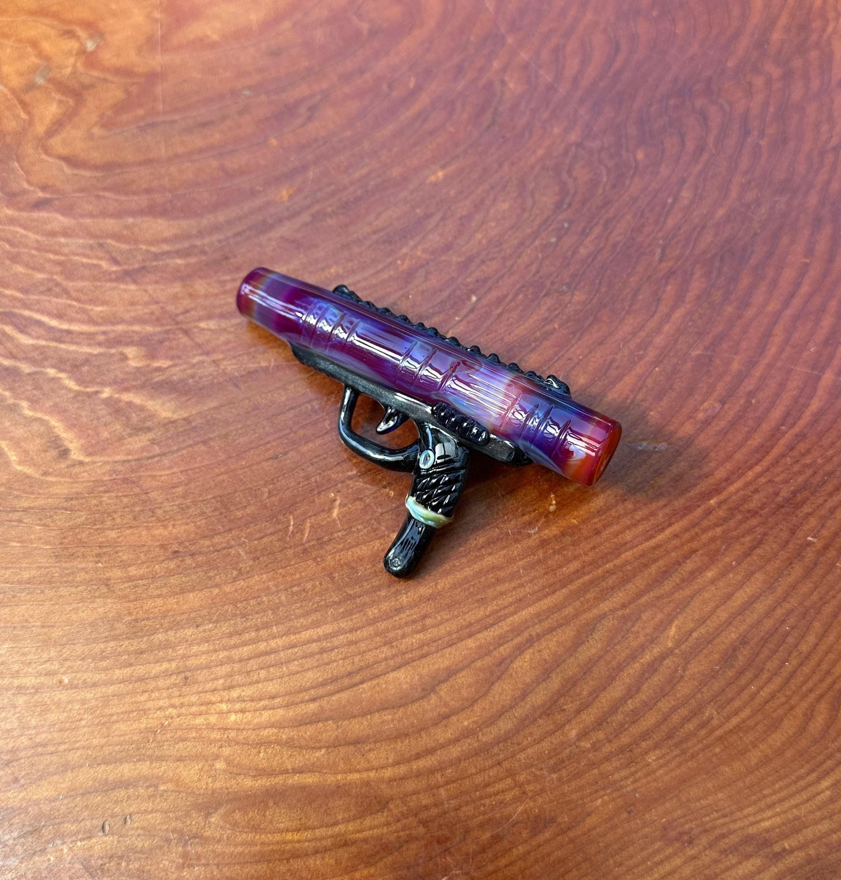 Gun (Handmade) - Glass Pendant Necklace
