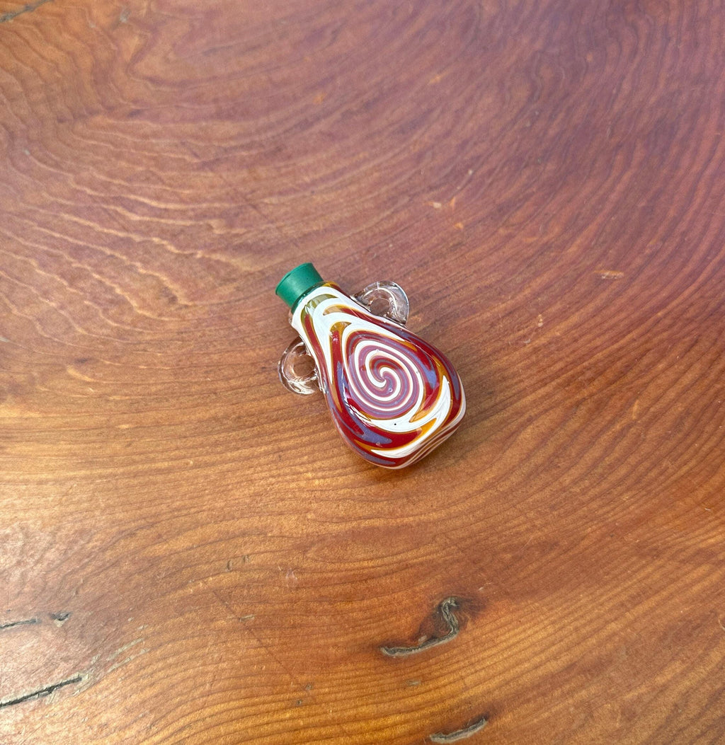 Mini Handmade Bottle - Glass Necklace Pendant