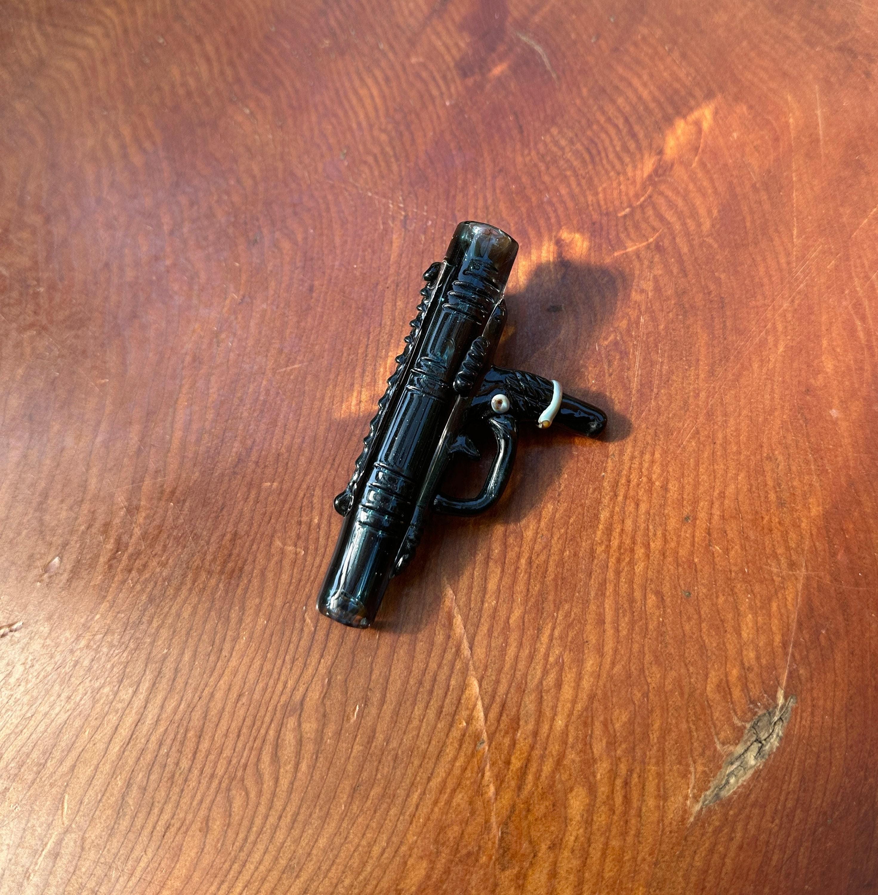 Boro Gun - Glass Pendant Necklace