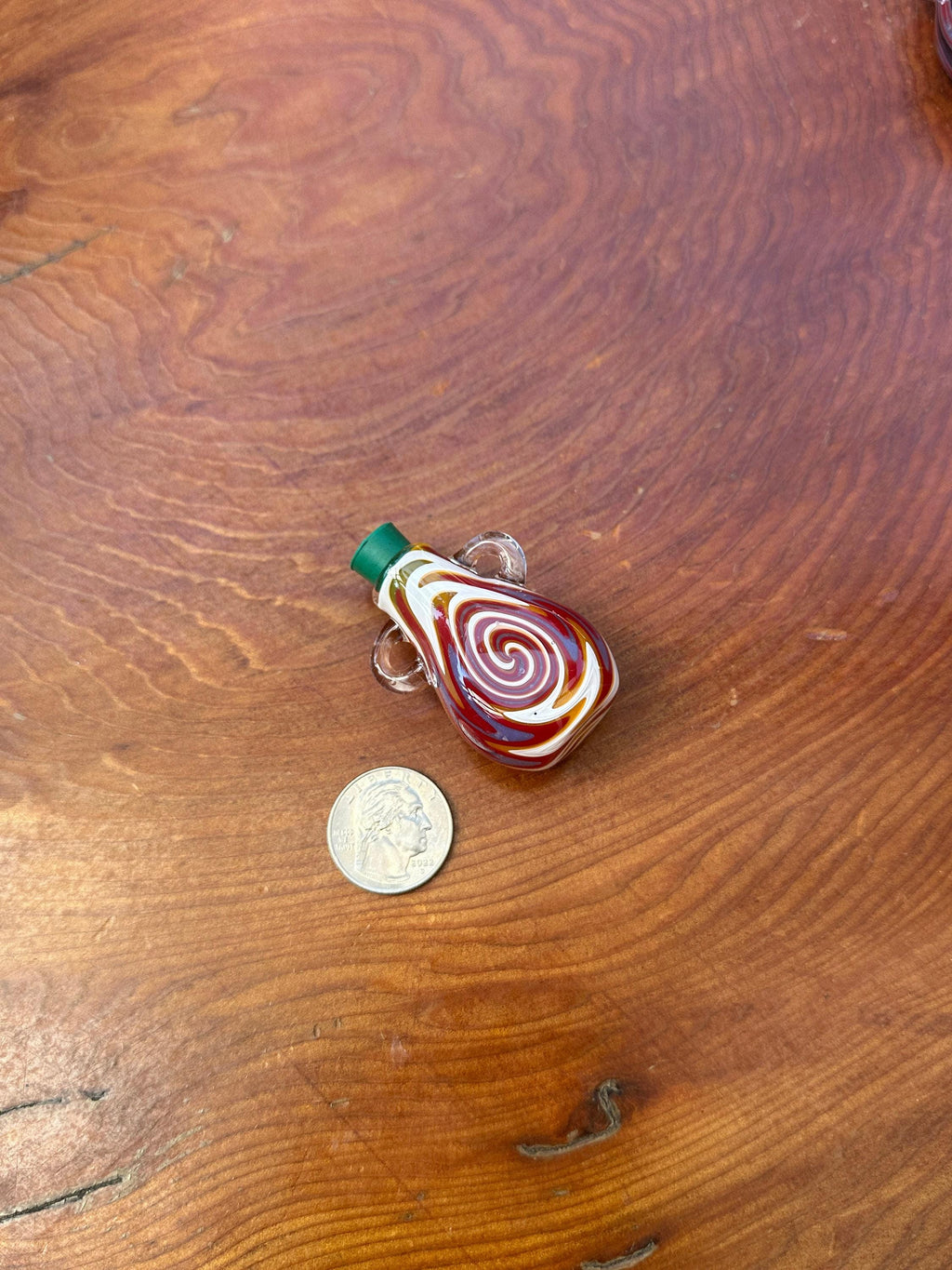 Mini Handmade Bottle - Glass Necklace Pendant