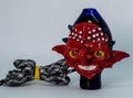 Handmade Glass Goblin Pendant Necklace - Flamecraft Fantasy Accessory