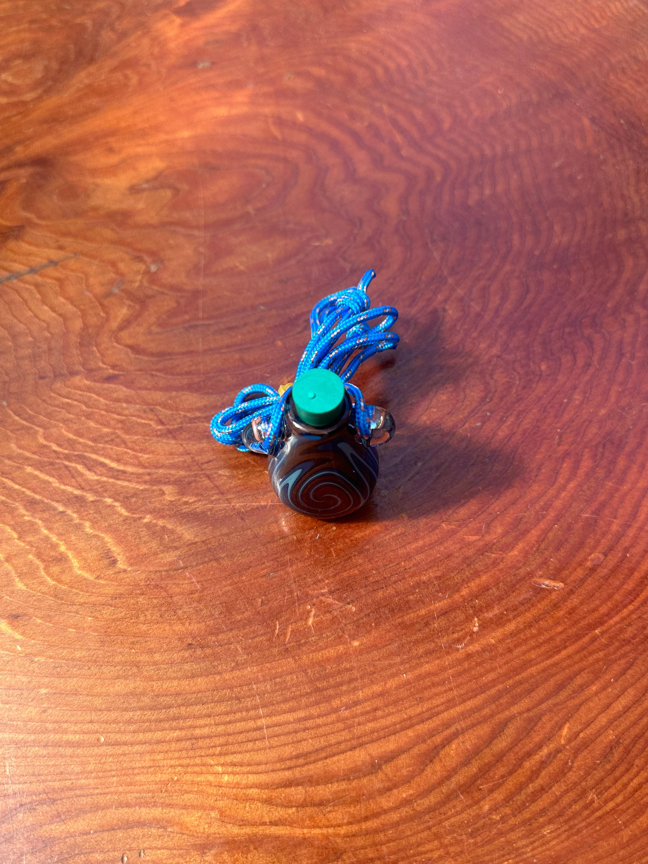 Mini Glass Pendant Necklace - Handcrafted Bottle