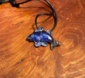 Salmon - Glass Pendant Necklace Craftwork