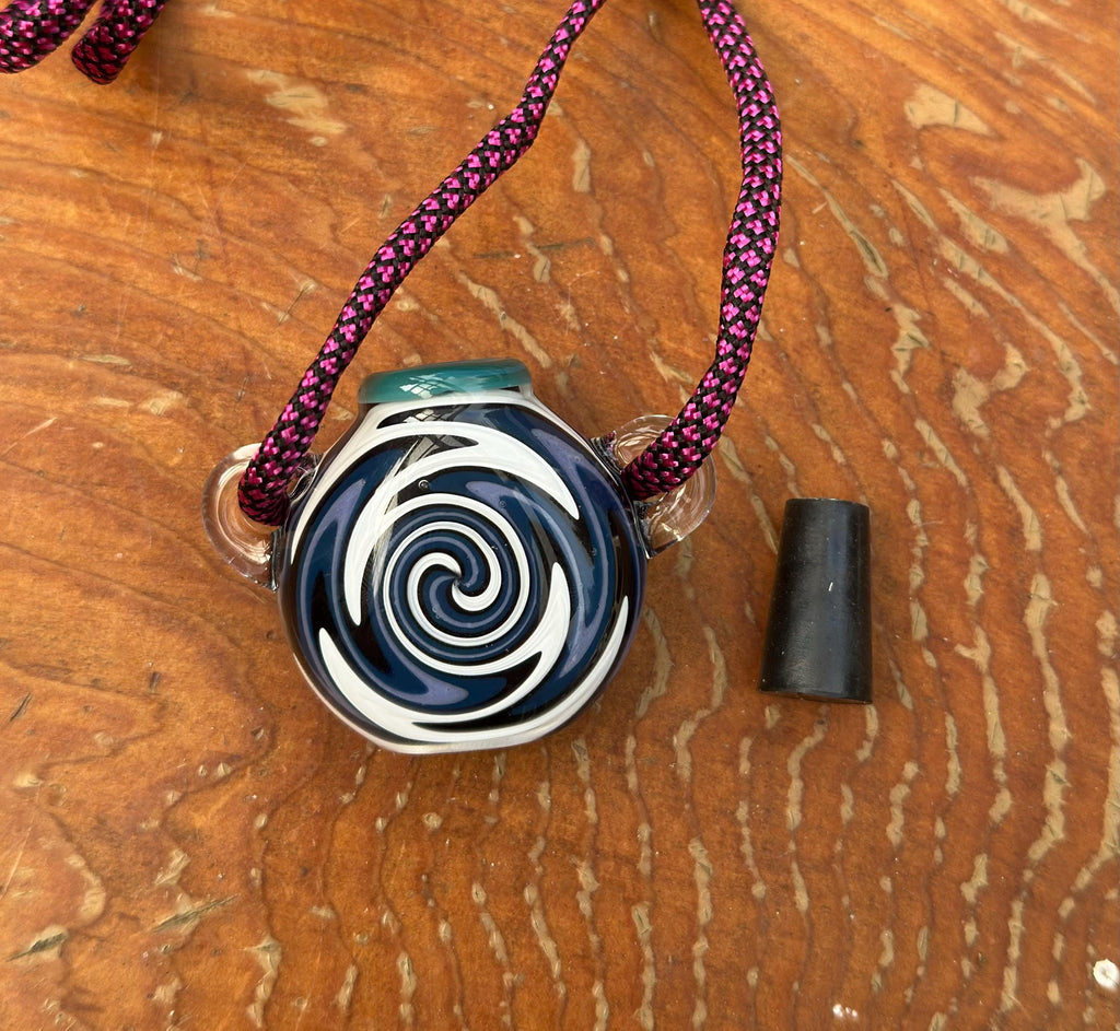 Small Glass Vessel Necklace - Handmade Jewelry