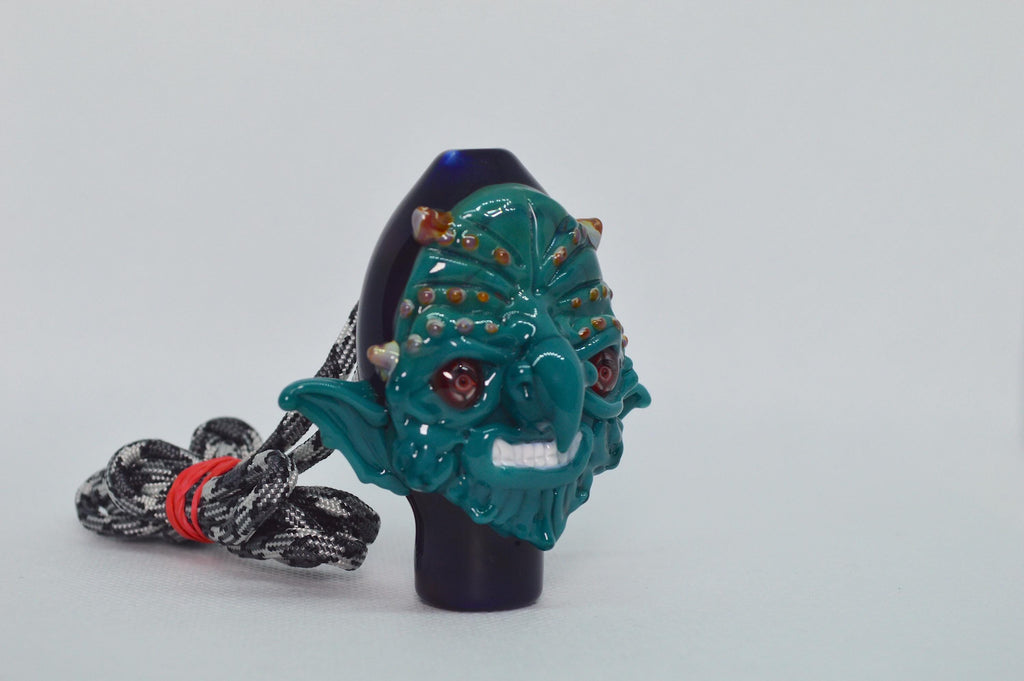 Goblin Pendant Necklace - Functional Glass Jewelry - Witchy And Fantasy Inspired Accessory - Perfect For Halloween - Unique Gift - Halloween