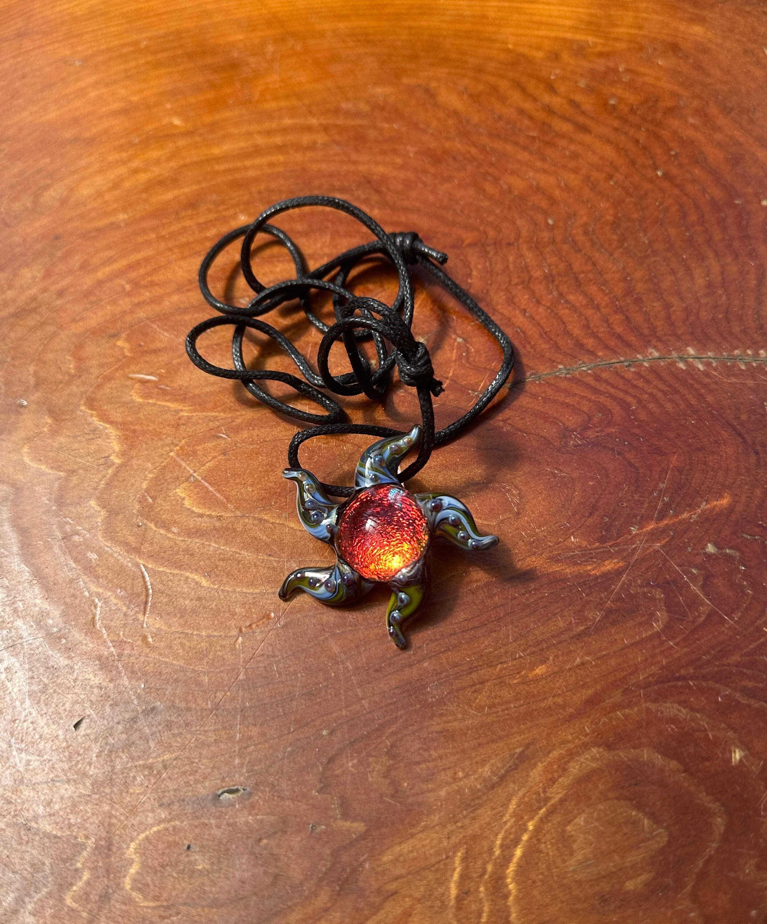 Starfish - Glass Pendant Necklace Craftwork