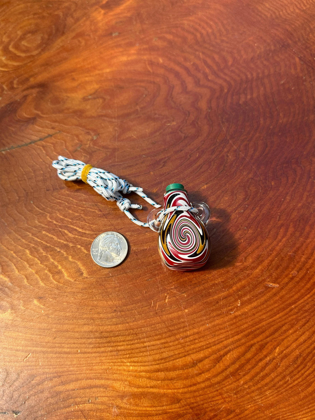 Small Glass Vessel Necklace - Handmade Jewelry