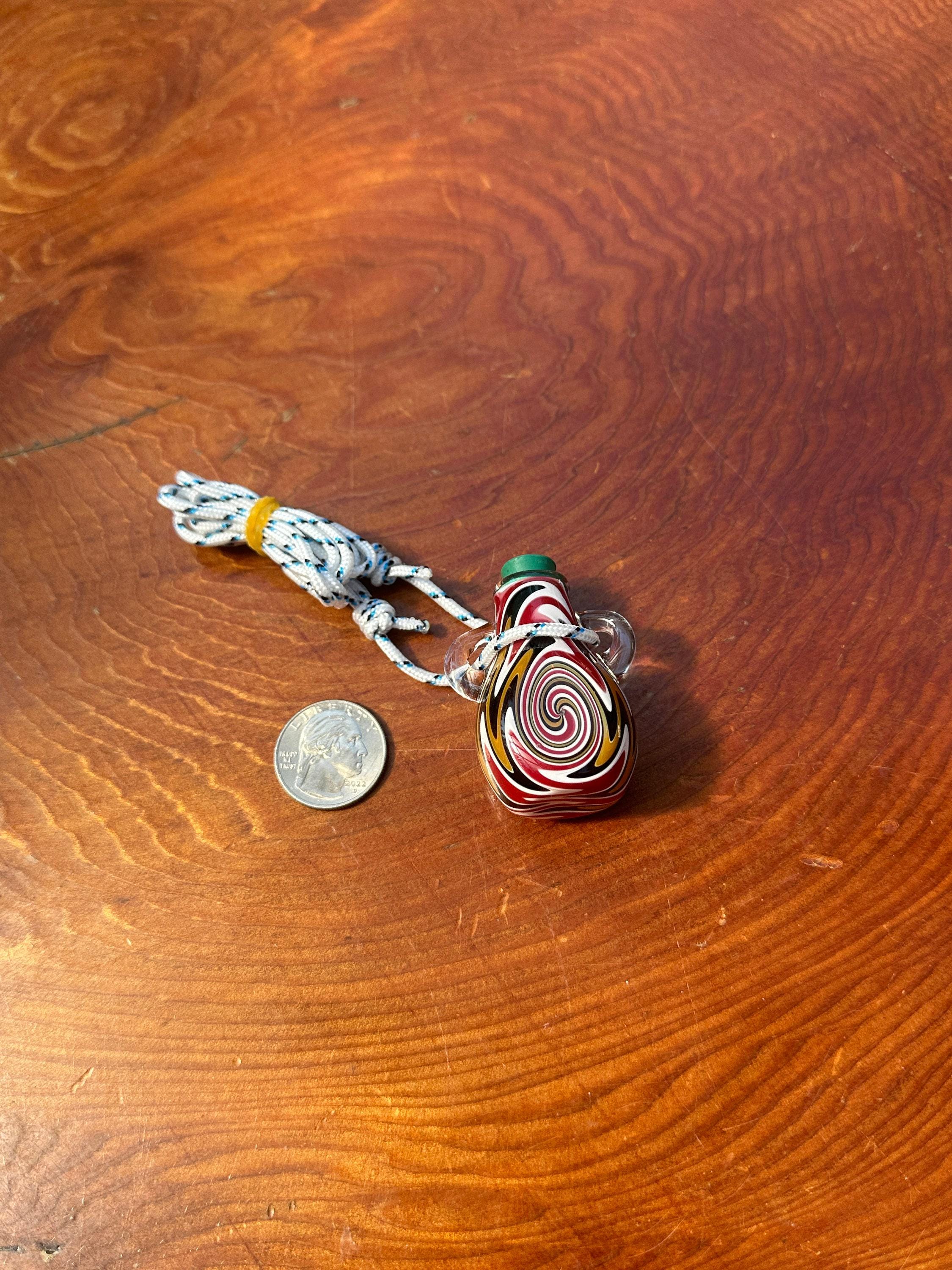 Small Glass Vessel Necklace - Handmade Jewelry