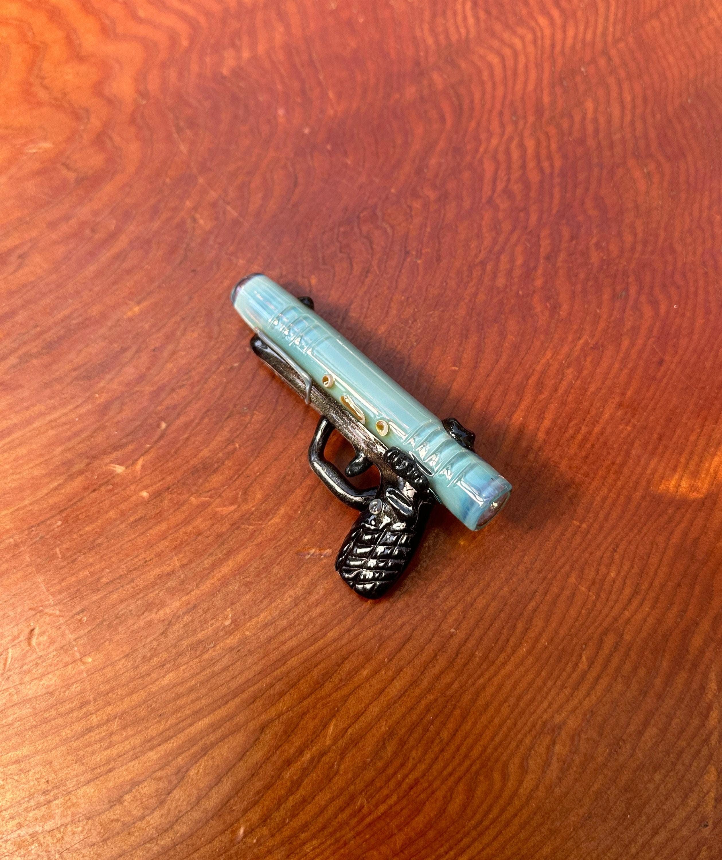 Boro Gun - Glass Pendant Necklace