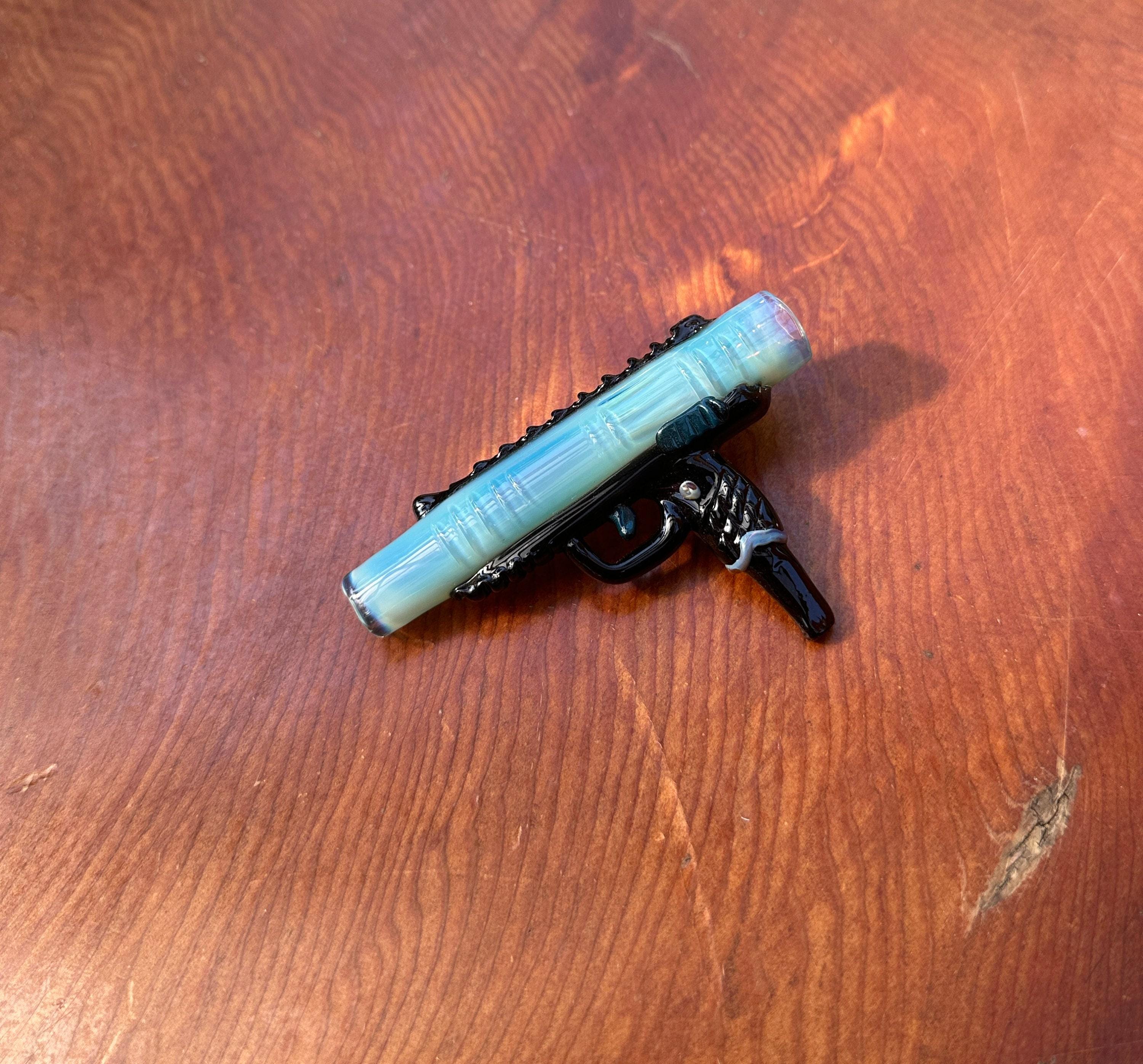 Gun (Handmade) - Glass Pendant Necklace