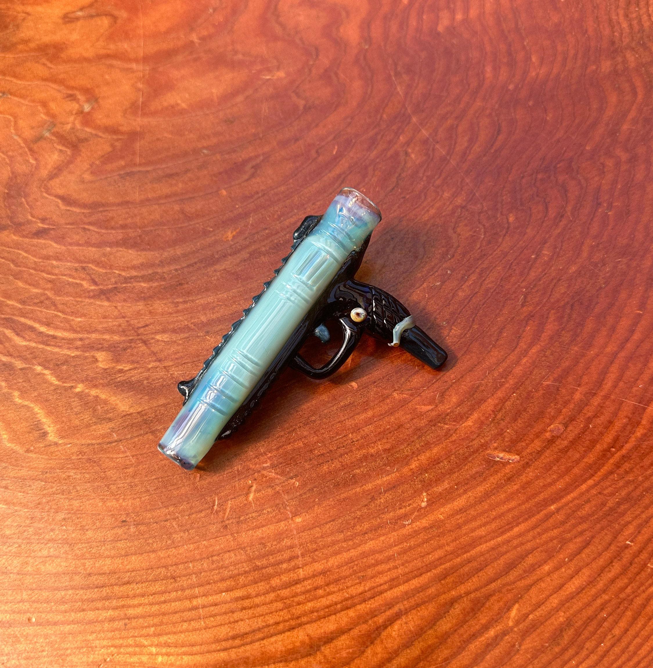 Gun (Handmade) - Glass Pendant Necklace
