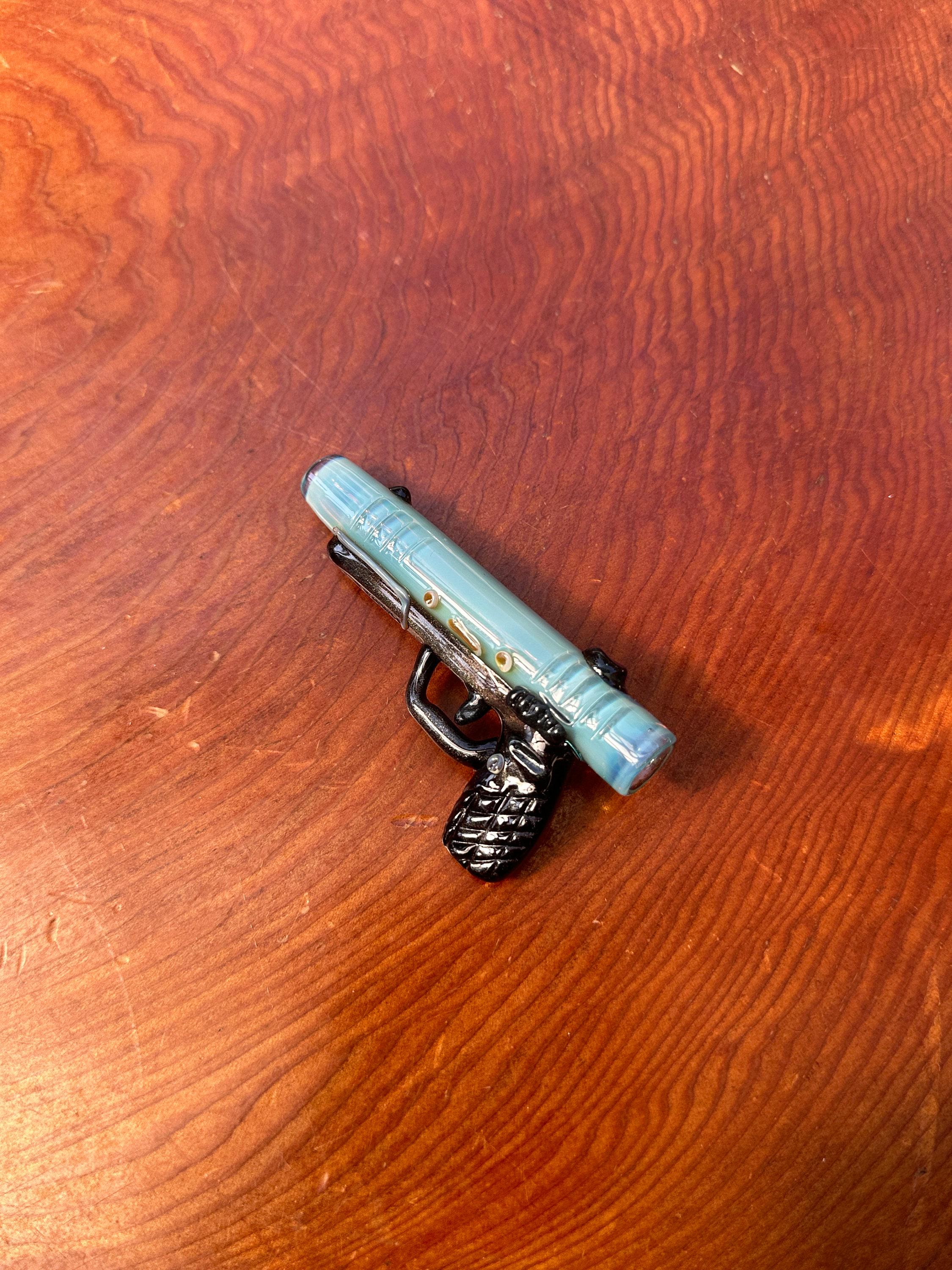 Boro Gun - Glass Pendant Necklace