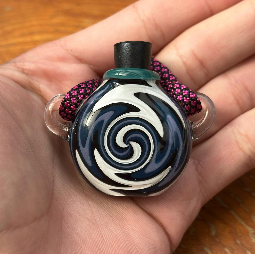 Small Glass Vessel Necklace - Handmade Jewelry