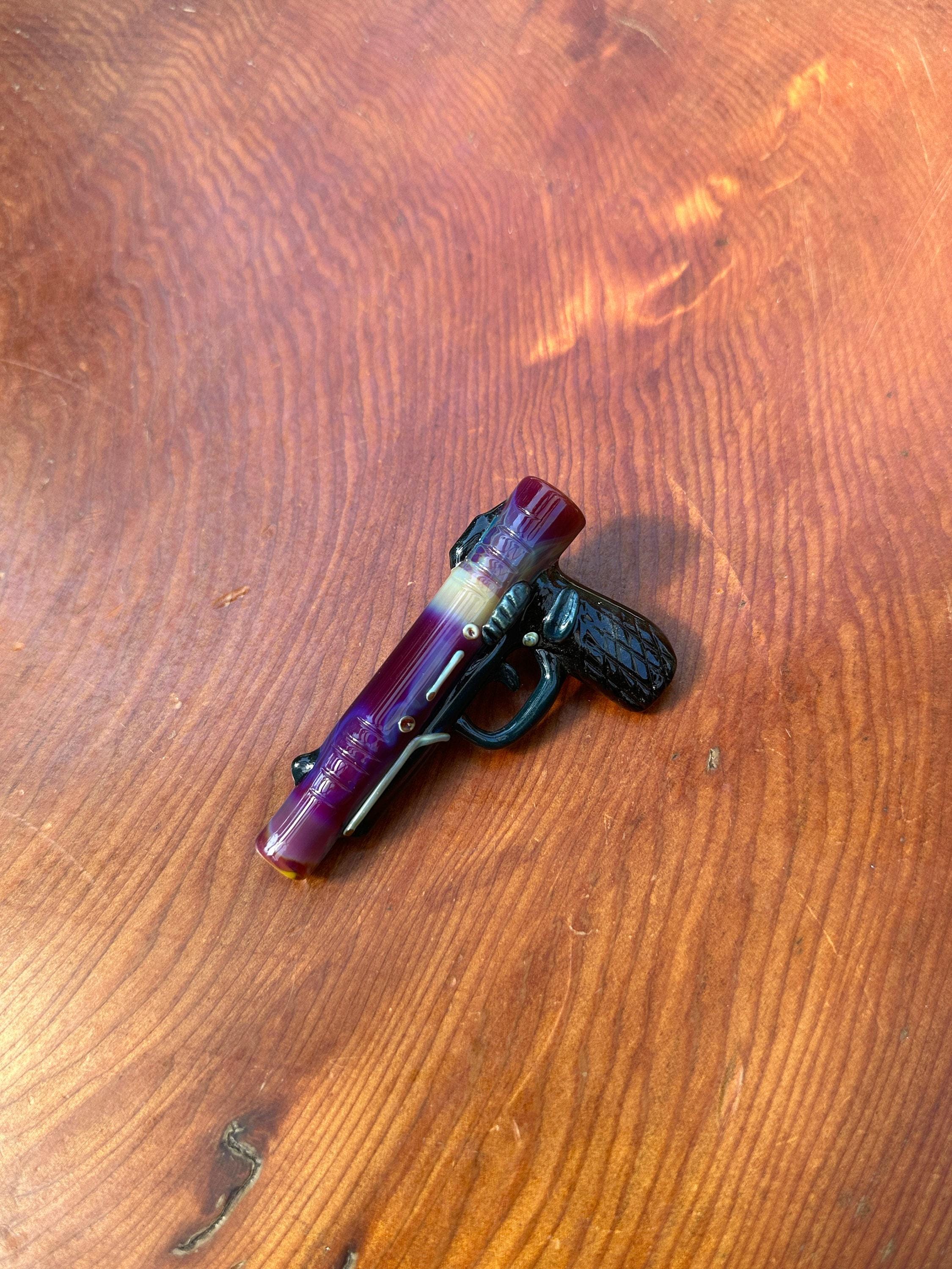 Boro Gun - Glass Pendant Necklace