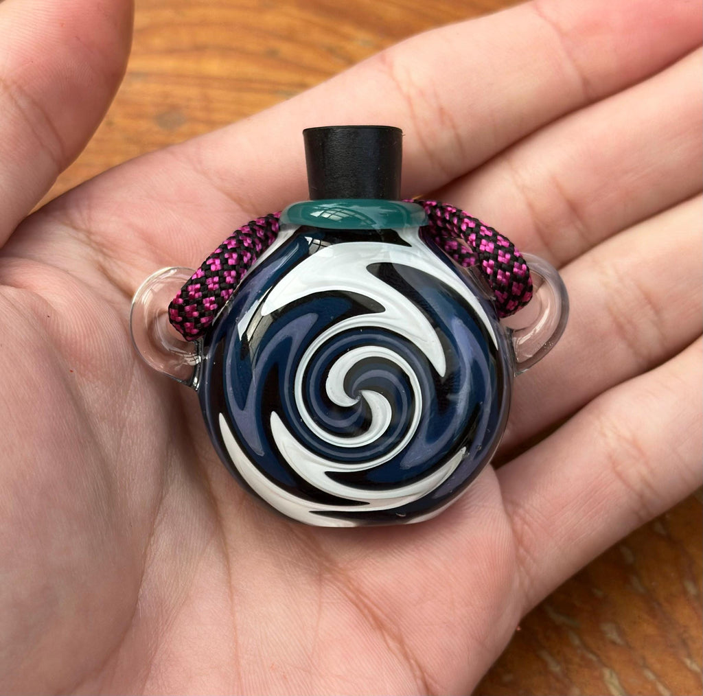 Small Glass Vessel Necklace - Handmade Jewelry