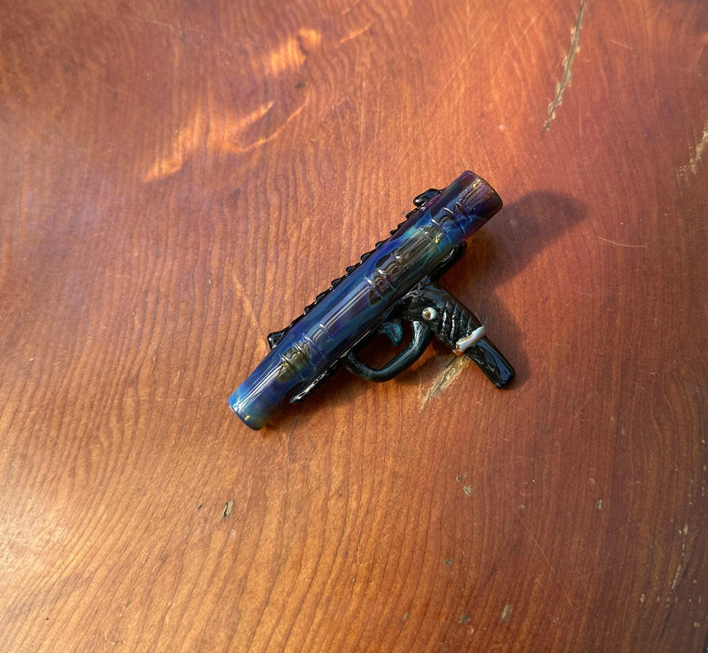 Gun (Handmade) - Glass Pendant Necklace