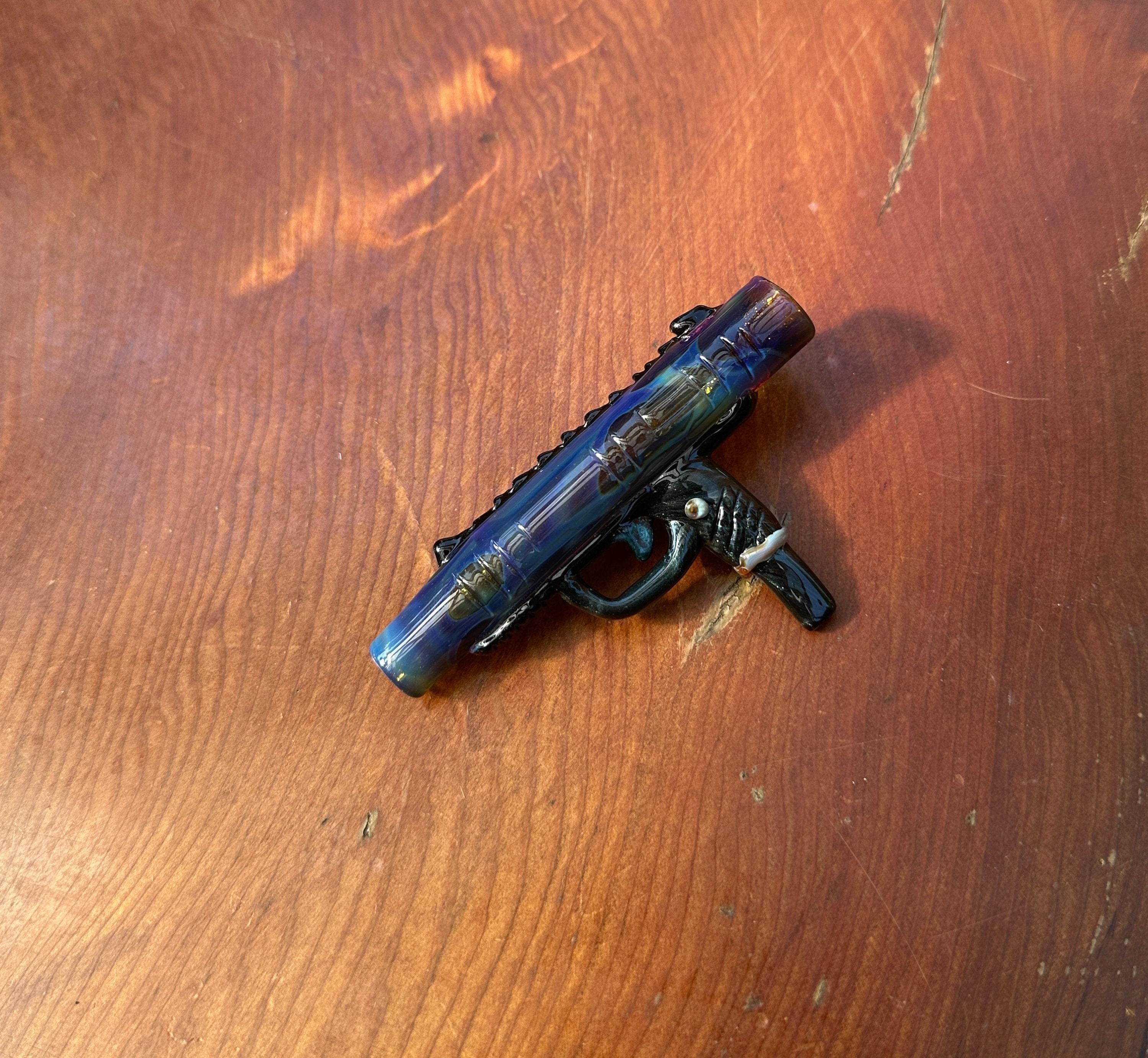 Gun (Handmade) - Glass Pendant Necklace
