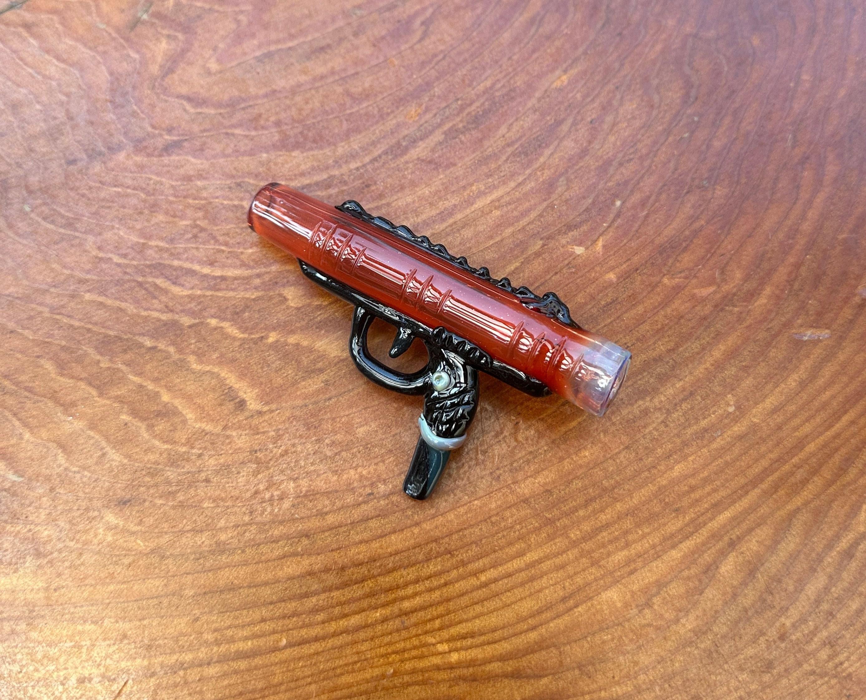 Boro Gun - Glass Pendant Necklace