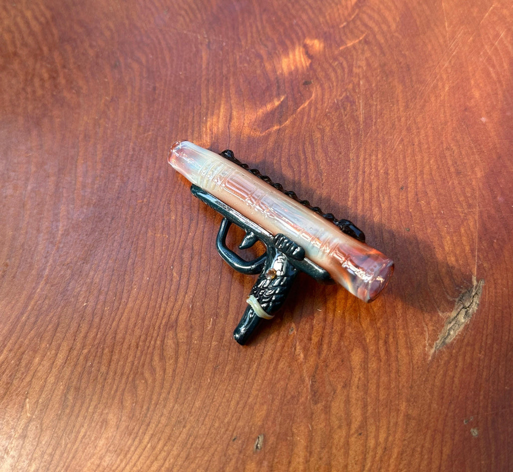 Boro Gun - Glass Pendant Necklace Torchwork